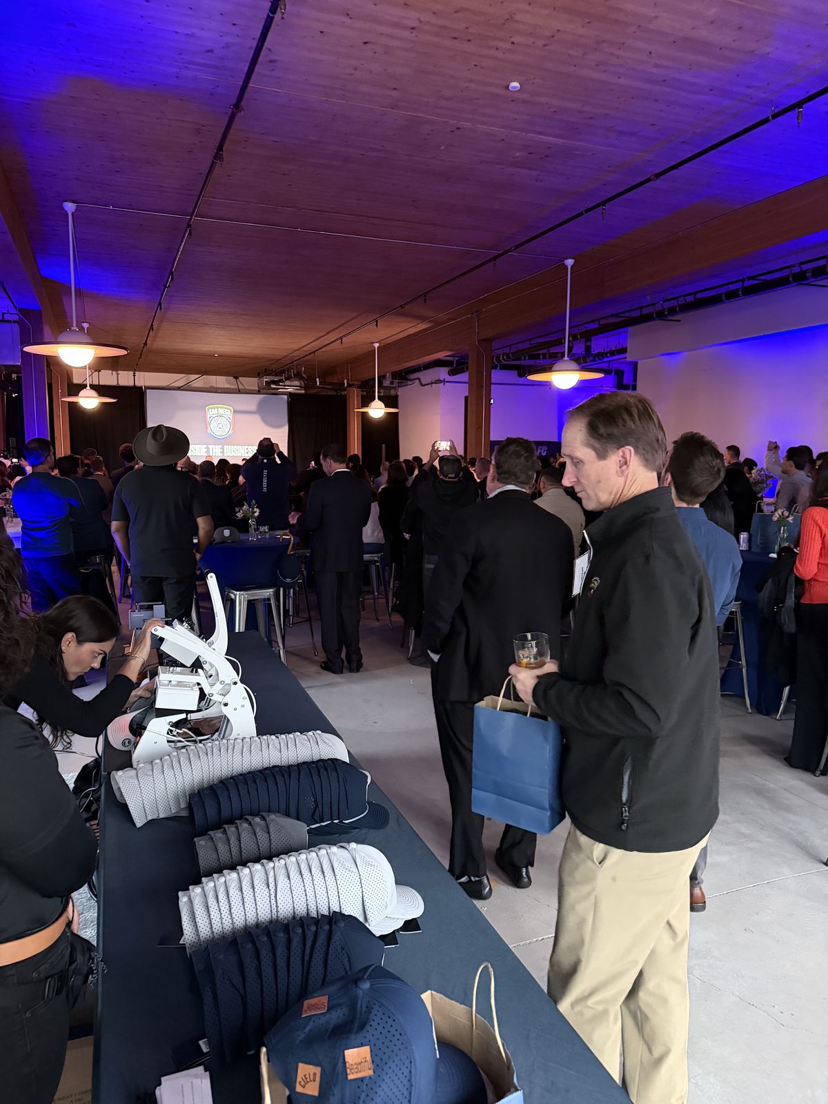 Merch Troop live event printing in Salt Lake City — made live, worn out the door